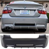 2006-2011 BMW E90 3-Series M3 Style Rear Bumper Cover Replacement PP