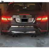 2007-2013 BMW E92 2Dr M4 Style Unpainted Rear Bumper Cover Conversion