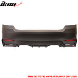 Fits 11-13 E92 E93 LCI M4 Conversion Front+Rear Bumper Polypropylene