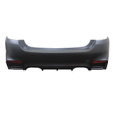 2014-2020 BMW 4 F32 M4 Style 2 Tips Outlet Rear Bumper Conversion