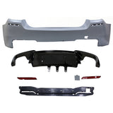 2011-2016 BMW F10 M5 Style Twin Outlet Rear Bumper Conversion
