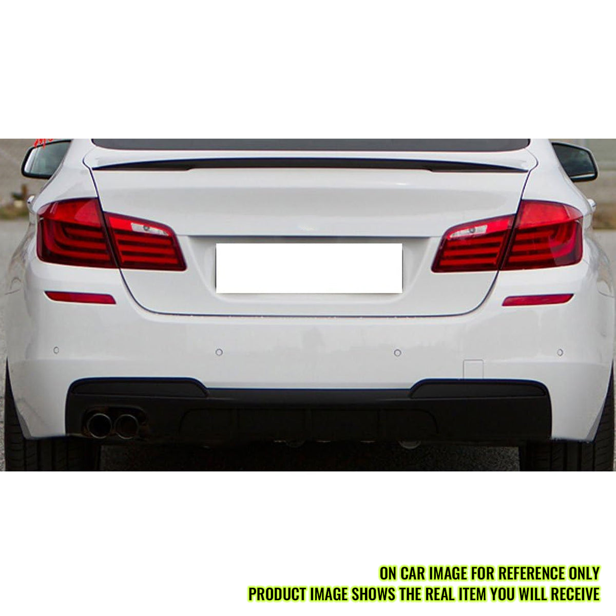 2011-2016 BMW F10 528i MP Style Twin Muffler Single Outlet Rear Bumper