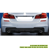2011-2016 F10 535i MP Style Single Muffler Twin Outlet Rear Bumper