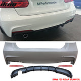 2012-2018 BMW 320i M-P Style Single Outlet Rear Bumper Conversion PP