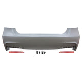 2012-2018 BMW F30 335i MP Single Muffler Twin Outlet Rear Bumper Cover