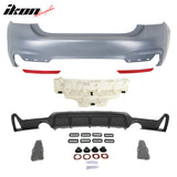 2014-2020 BMW F32 435i M-P Style Dual Outlet Rear Bumper Conversion PP