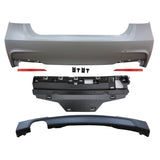 2012-2018 BMW F30 3 Series MT Rear Bumper Cover Diffuser Unpainted PP