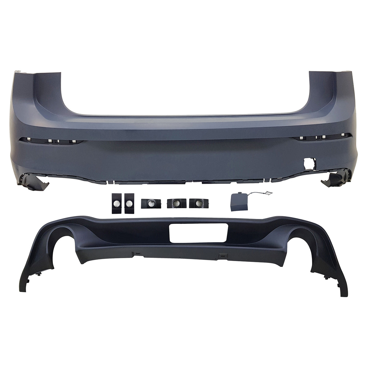 2022-2024 Volkswagen Golf MK8 GTI Style Rear Bumper Cover Conversion