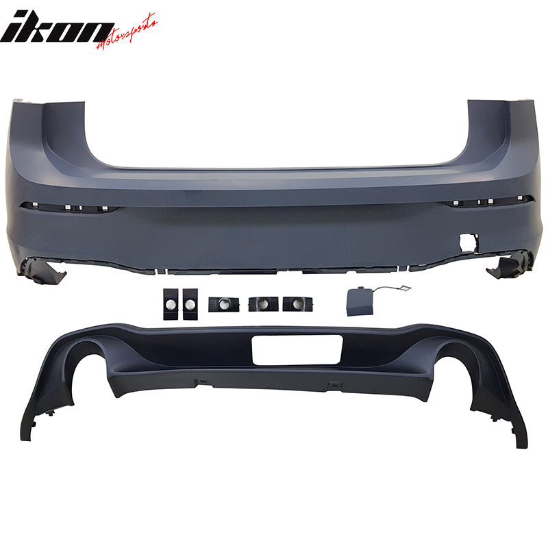 2022-2024 Volkswagen Golf MK8 GTI Style Rear Bumper Cover Conversion