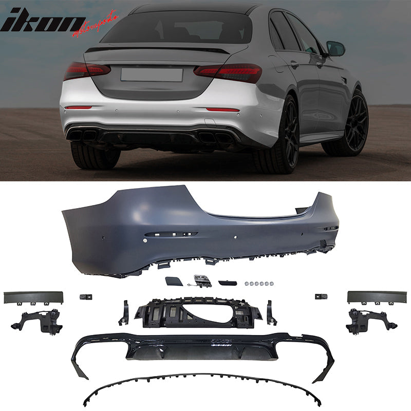 2021-2023 Benz W213 E Class Front Rear Bumper Hood Grille Side Skirts