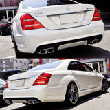 2007-2013 Benz W221 S-class AMG Style Rear Bumper Cover Diffuser PP
