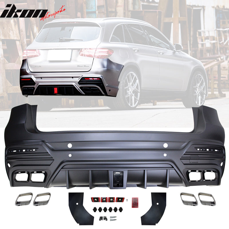 2016-2018 Benz W253 GLC 63 Couple Front + Rear Bumper Conversion