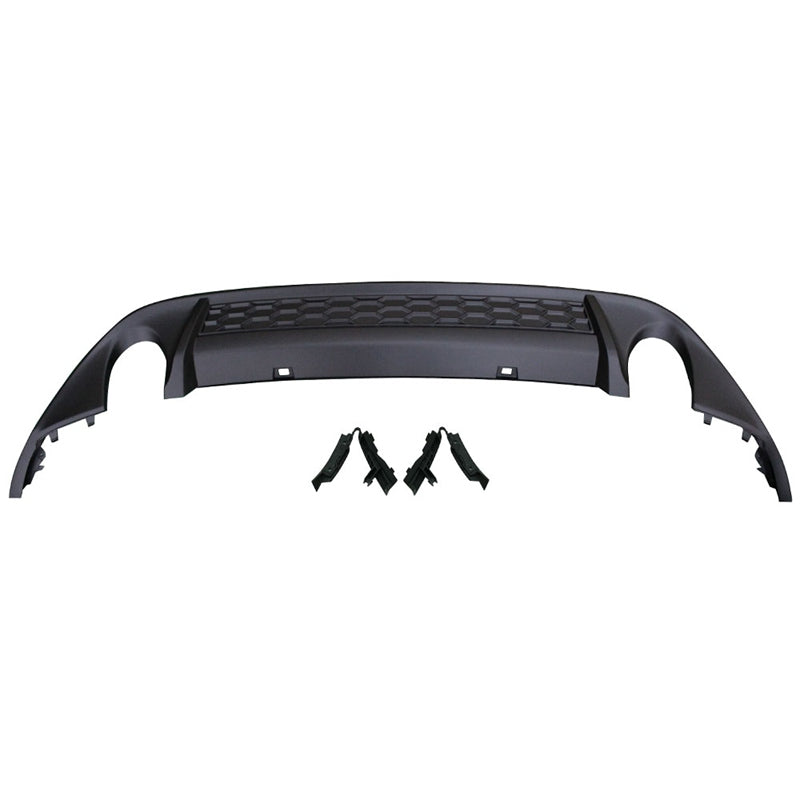 2015-2017 Volkswagen Golf 7 MK7 Unpainted Black Rear Bumper Diffuser