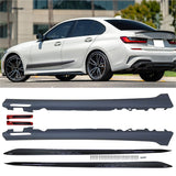 2019-2023 BMW 3 Series G20 MP Style Side Skirts+ Rocker Panel w/ Light