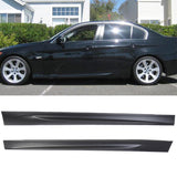 2006-2011 BMW E90 E91 3-Series Sedan M3 Style Side Skirts Pair PP