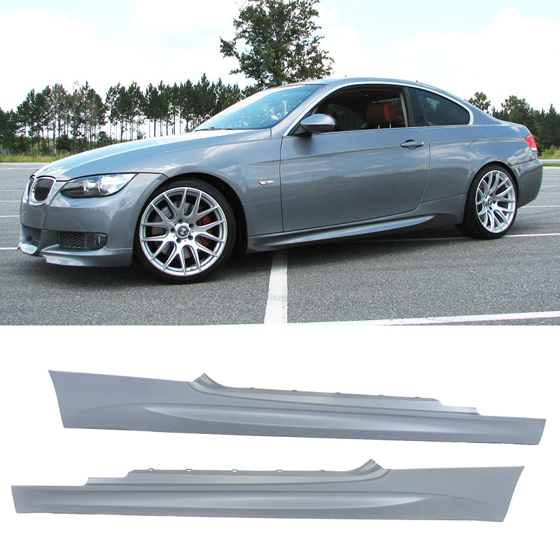 2007-2013 BMW E92 E93 3-Series Coupe M3 Style 2PCS Side Skirts PP