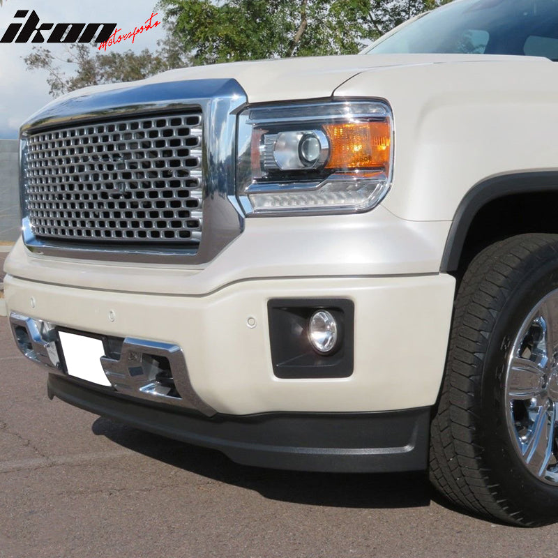 Front Bumper Impact Bar Skid Plate for GMC Sierra 1500 2014-2015 Chrome