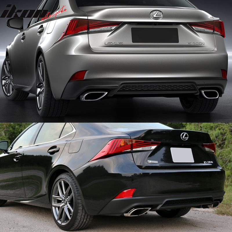 2014-2019 Lexus IS250 IS350 F Sport Only PP Rear Bumper Lip Diffuser