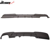 2011-2016 BMW F10 MP Style Rear Bumper Lip Diffuser Single Outlet PP
