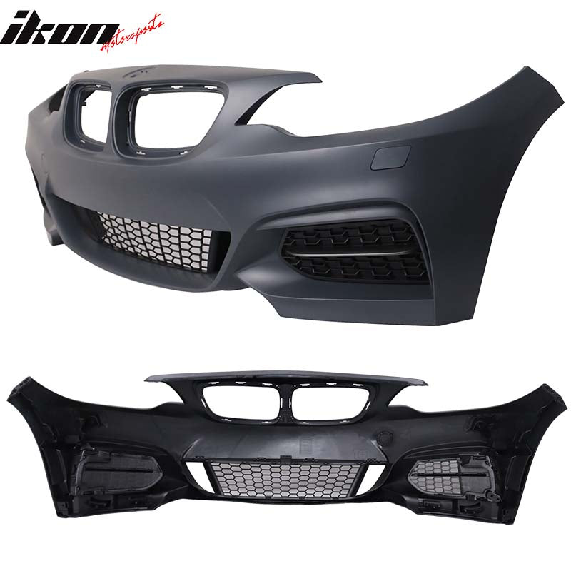 2014-2021 BMW F22 F23 2 Series M Sport Style PP Front Bumper Cover