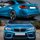 2014-2021 BMW F22 F23 Front + Rear Bumper Cover Diffuser Twin Outlet