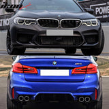 2017-2020 BMW G30 Sedan M5 Style Front + Rear Bumper w/ Diffuser PP