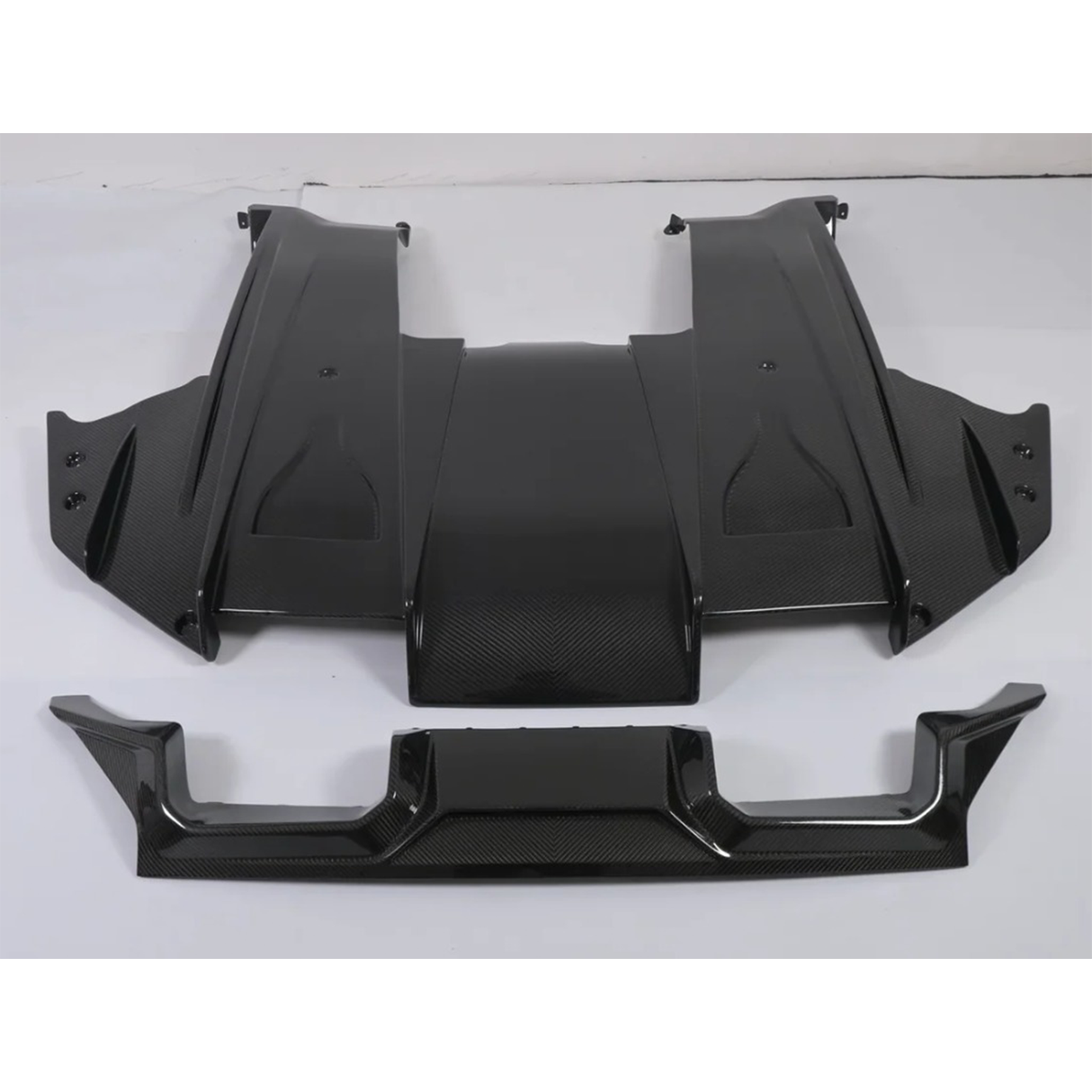 Pre-Preg Carbon Fiber Rear Undertray Diffuser V2 for BMW G87 M2