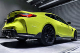 2021-UP BMW M4 G82  G83 MP Style Carbon Fiber Qual Rear Lip with Caps