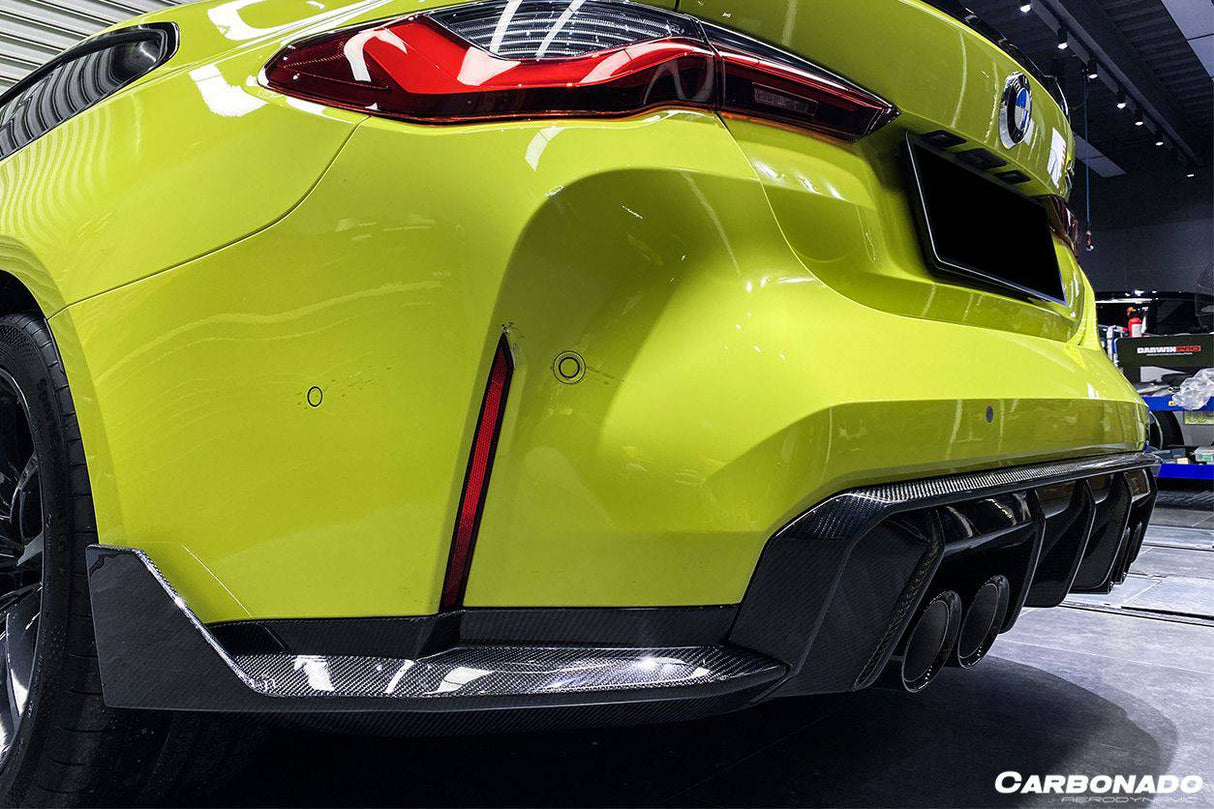 2021-UP BMW M4 G82 G83 MP Style Carbon Fiber Rear Caps