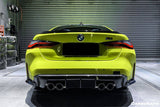 2021-UP BMW M4 G82  G83 MP Style Carbon Fiber Qual Rear Lip with Caps