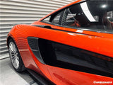 2015-2020 McLaren 540C 570S 570GT OEM Style Carbon Fiber Air Intake Fins