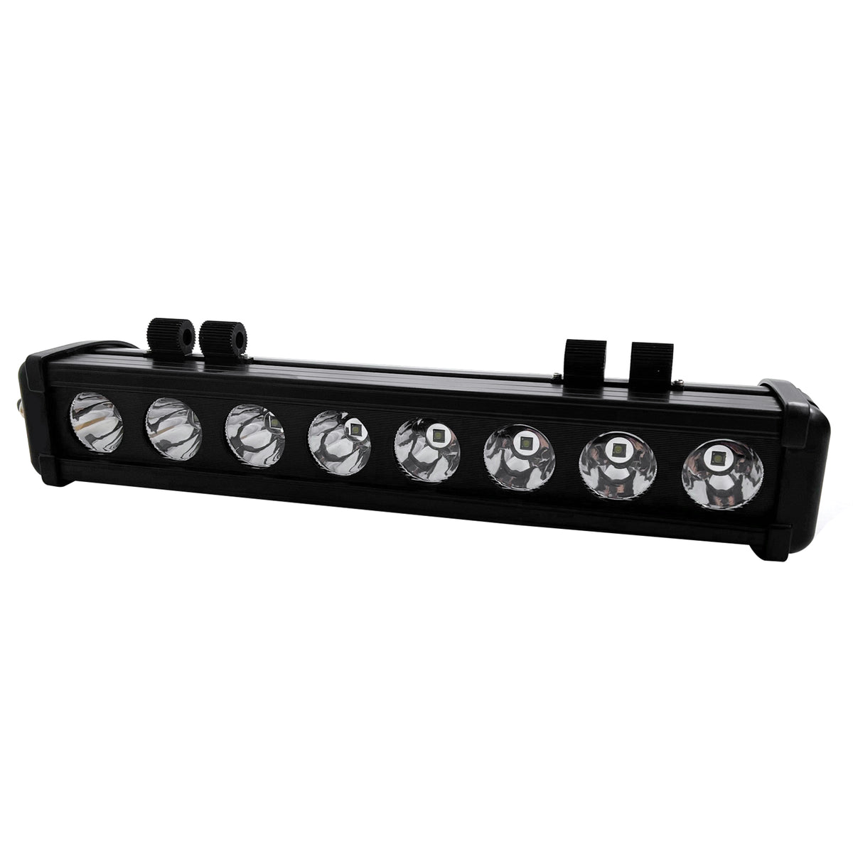 LED Light Bar for Universal 15" 80W 8 LED Single Row Spot Flood Combo Offroad Driving