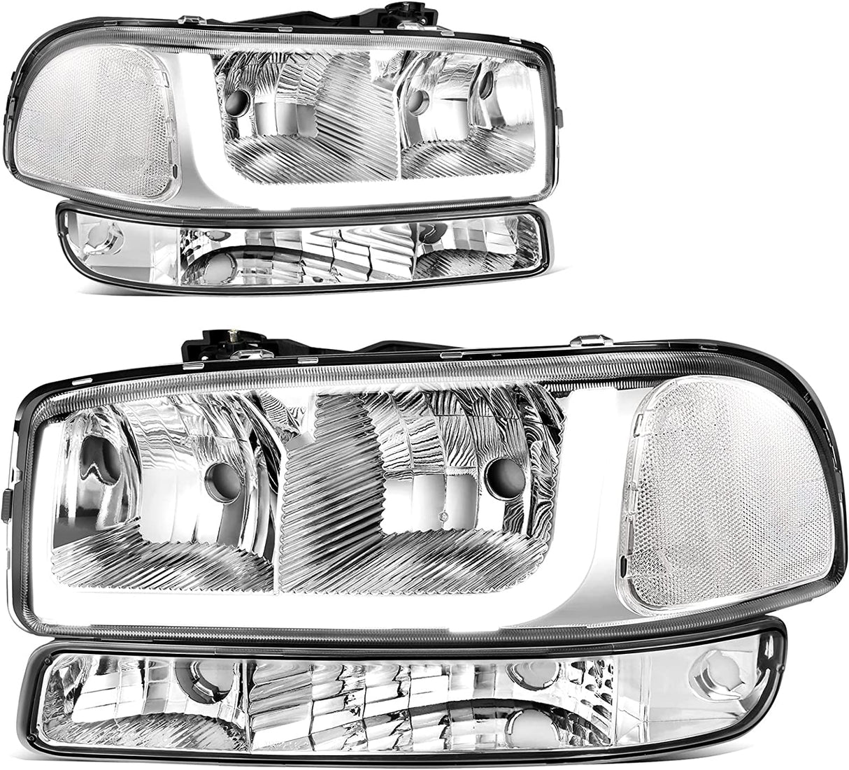 AmeriLite 2013-2015 Altima 4Dr Sedan Replacement Headlights Pair Halogen Type - Driver and Passenger Side