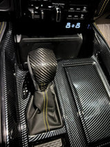 RAM 1500/TRX/RHO 2021+ Shift Knob Trim Hard Carbon Fiber Cover