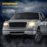 2004-2008 Ford F150 Switchback Turn Signal Headlights With Black Housing