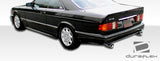 1981-1991 Mercedes S Class W126 2DR Duraflex AMG Look Side Skirts Rocker Panels - 4 Piece