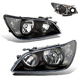 2001-2005 Lexus Is300 Black Housing Clear Marker Headlights