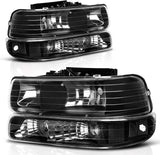 NTXGLOW Headlight Assembly (1999–2002 Chevrolet Silverado & 2000–2006 Tahoe / Suburban)