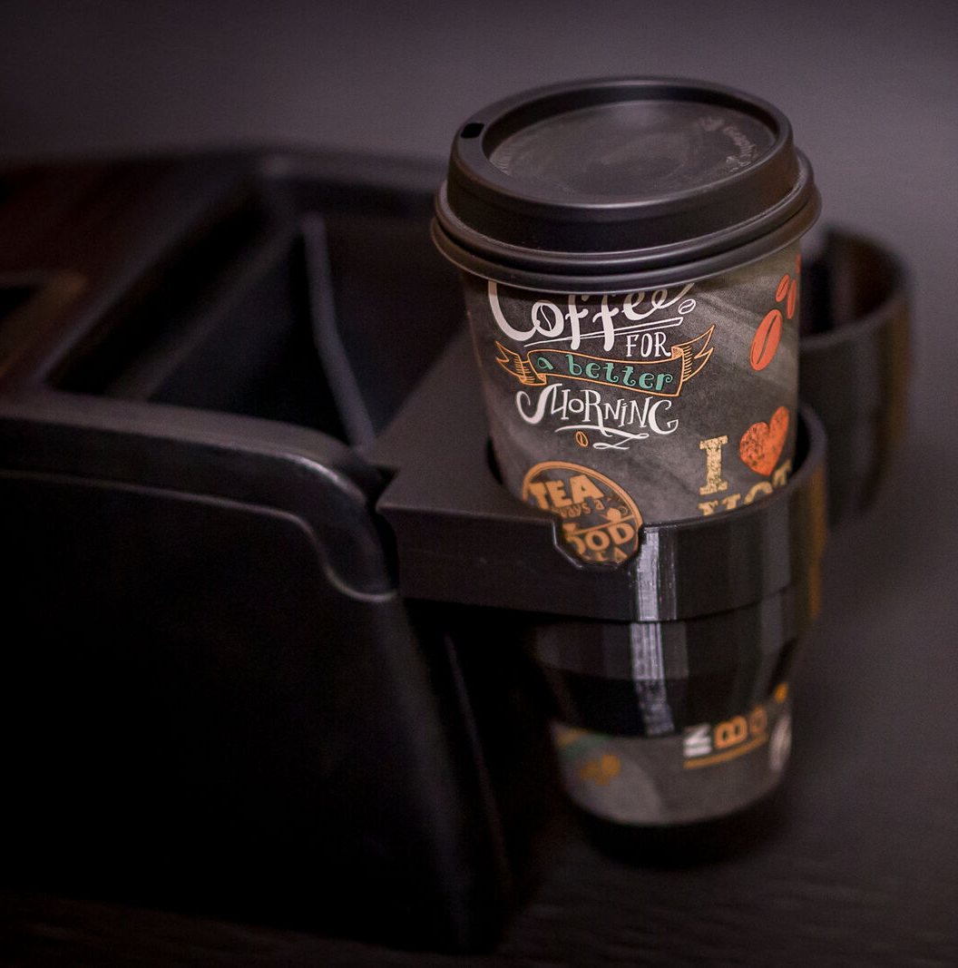 E46 Dual Rear Cupholder