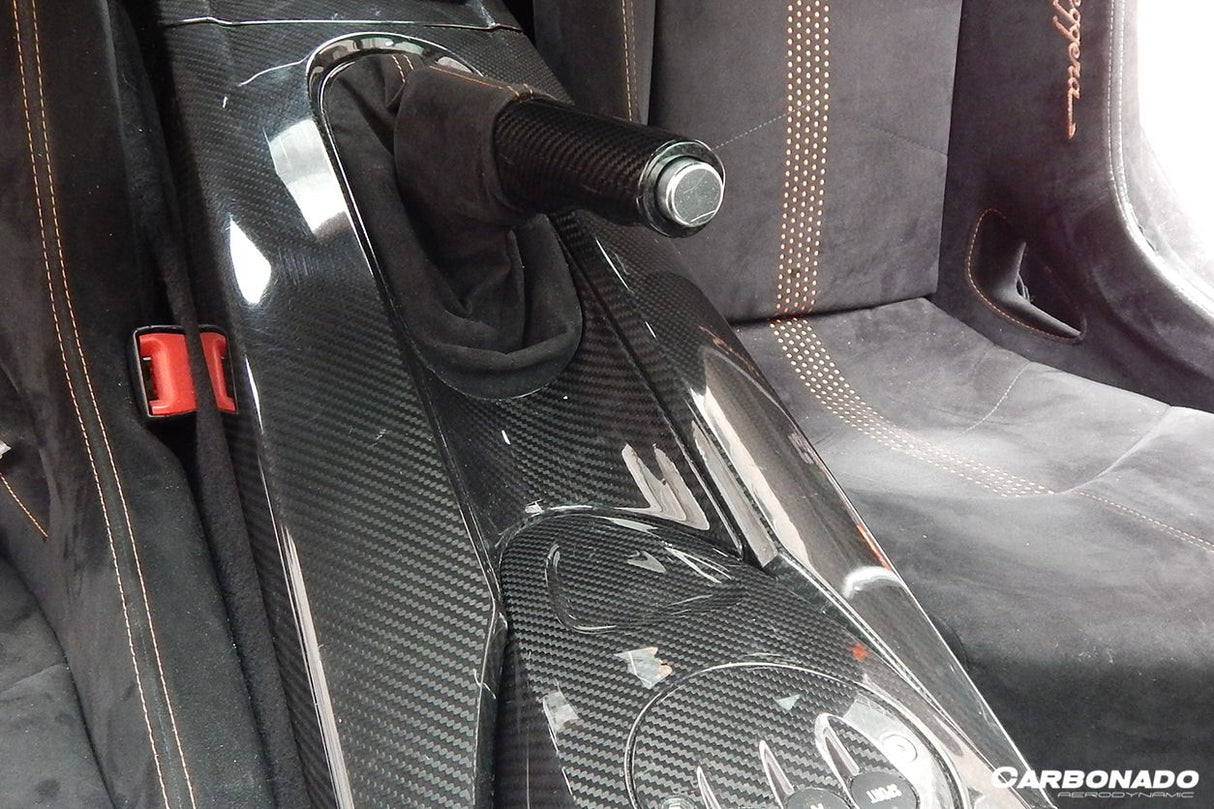 2004-2014 Lamborghini Gallardo OEM Style Carbon Fiber Hnadbrake Surround