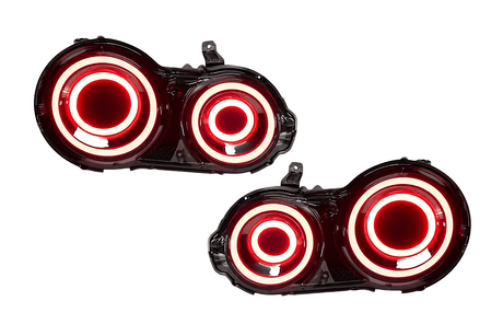 Nissan R35 GTR Red Valenti Style LED Tail Lights (2009 - 2017) - K2 Industries