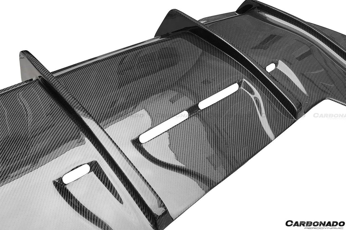 2015-2021 Mercedes Benz W205 C63  S AMG Sedan PS Style Rear Diffuser