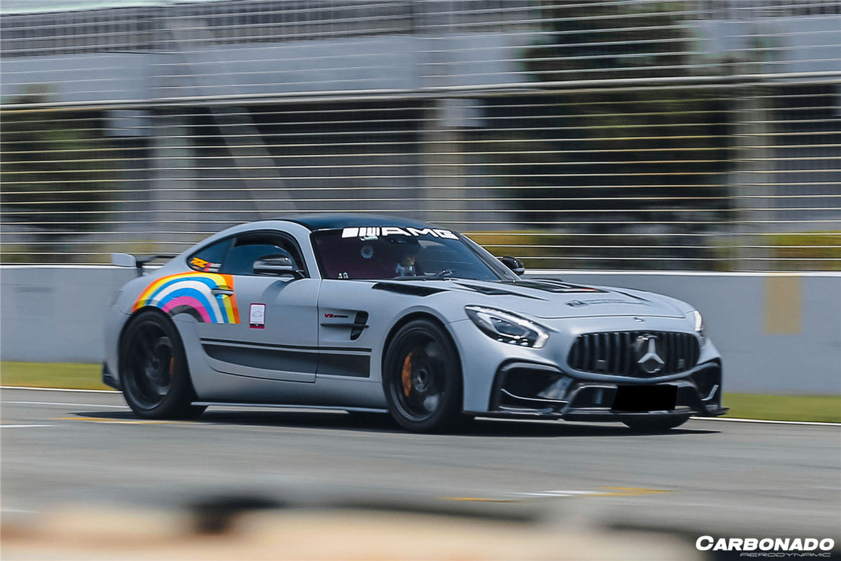 2015-2021 Mercedes Benz AMG GT GTS GTC GTR BK Style Partial Carbon Fiber Front Fender