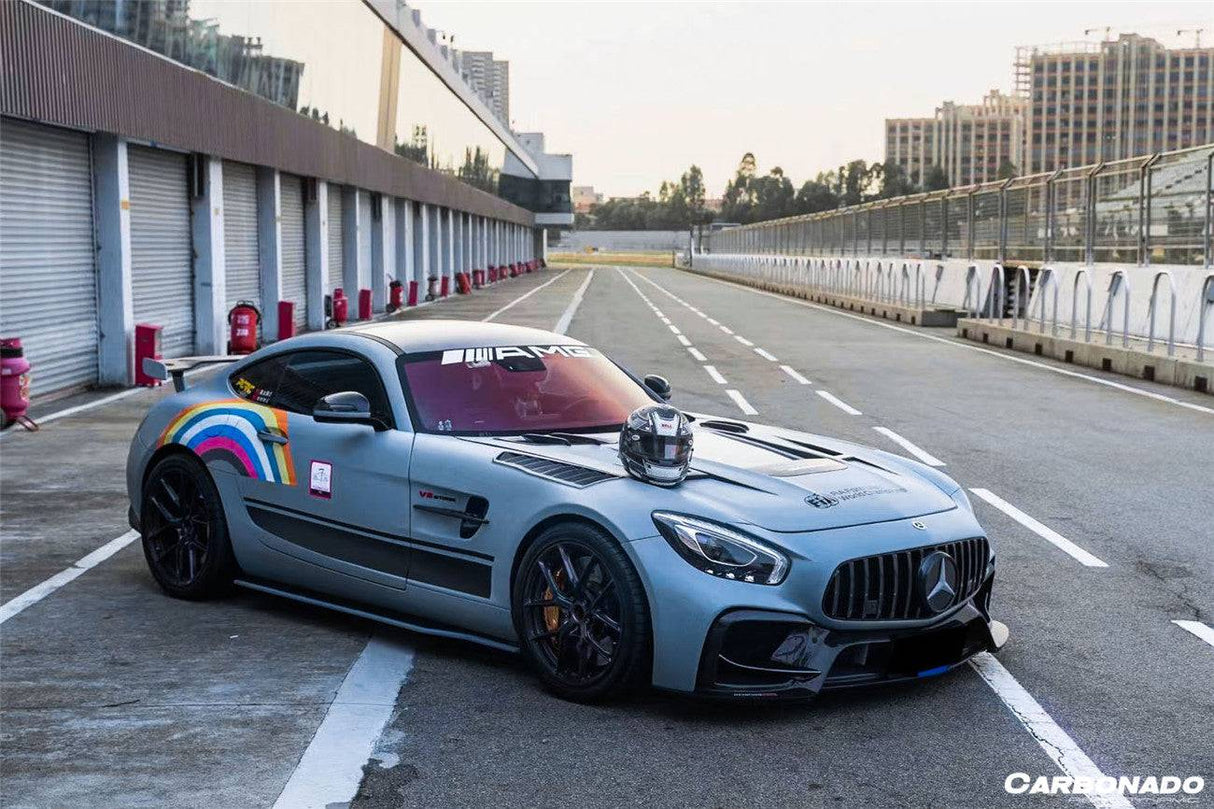 2015-2021 Mercedes Benz AMG GT GTS GTC GTR BK Style Partial Carbon Fiber Front Fender