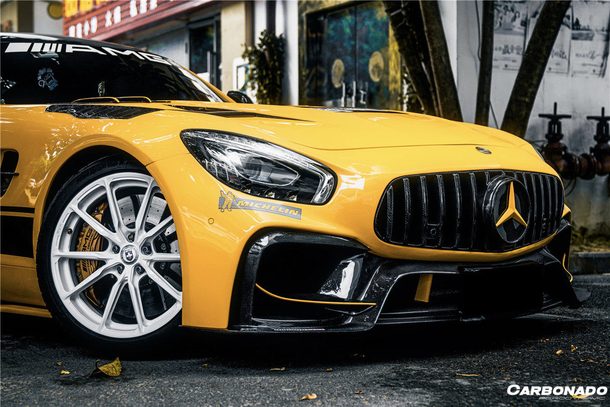 2015-2021 Mercedes Benz AMG GT GTS GTC GTR BK Style Partial Carbon Fiber Front Fender