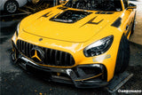 2015-2021 Mercedes Benz AMG GT GTS GTC GTR BK Style Partial Carbon Fiber Front Fender