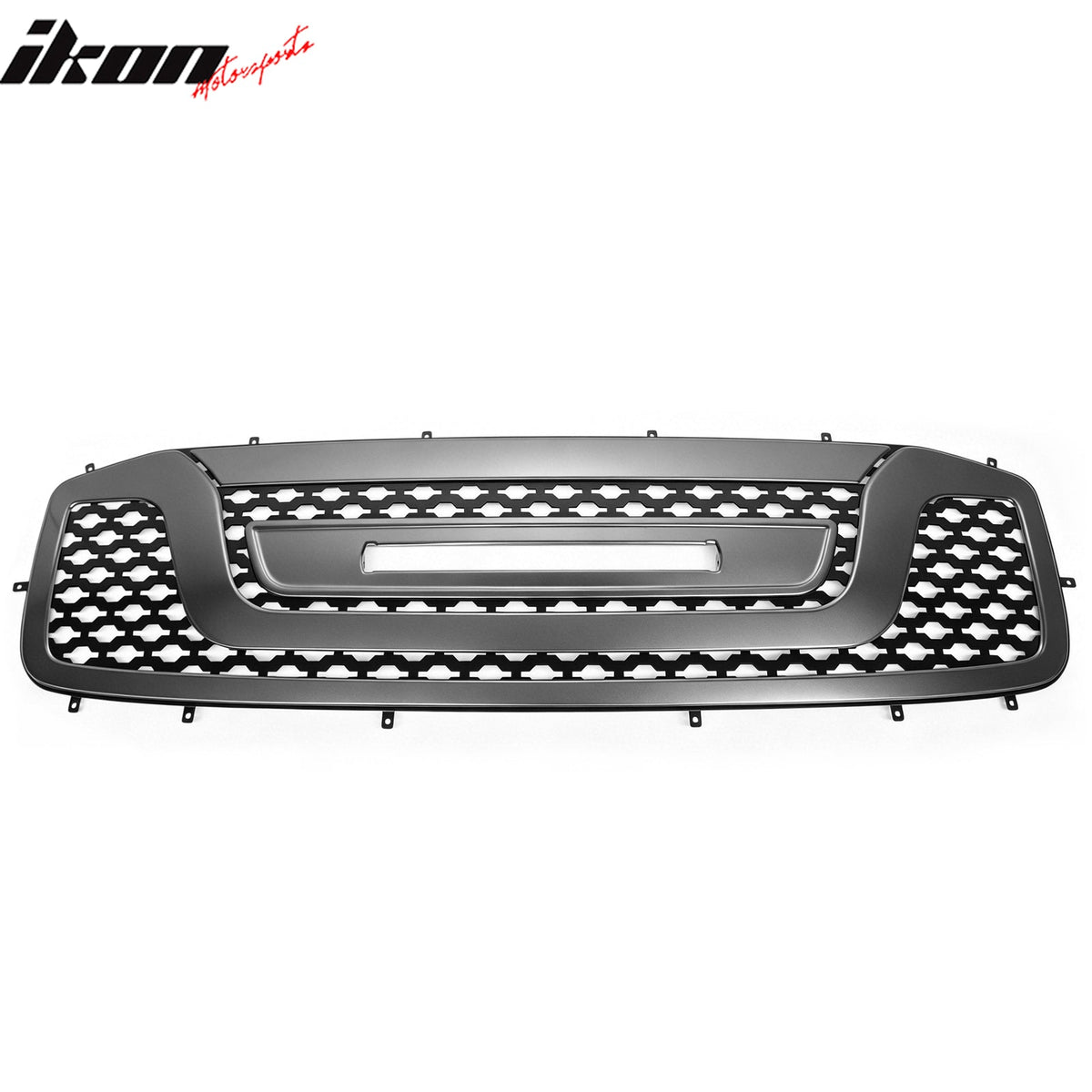 2006-2008 Dodge Ram 1500 2500 3500 Front Bumper Hood Grille Replacement Black