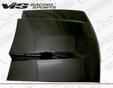 1987-1993 Ford Mustang 2 doors Cowl Induction Style Carbon Fiber Black Hood