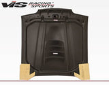 1987-1993 Ford Mustang 2 doors Cobra R 2000 Style Carbon Fiber Black Hood