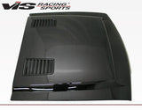 1987-1993 Ford Mustang 2 doors GT 500 Style Carbon Fiber Black Hood